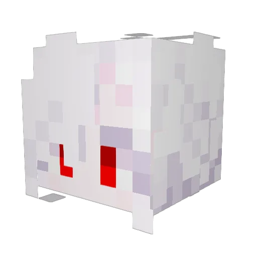 Speachie Minecraft avatar head, 3D render