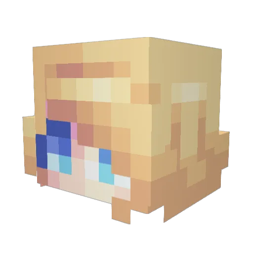 SpeakEasyBot Minecraft avatar head, 3D render