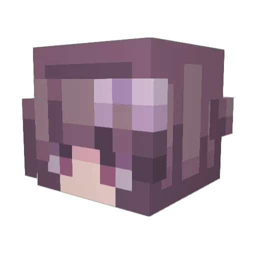 SpeakUpShoutOut Minecraft avatar head, 3D render