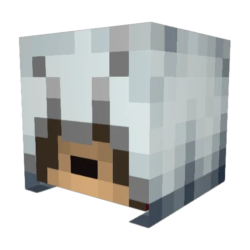 Speakon Minecraft avatar head, 3D render