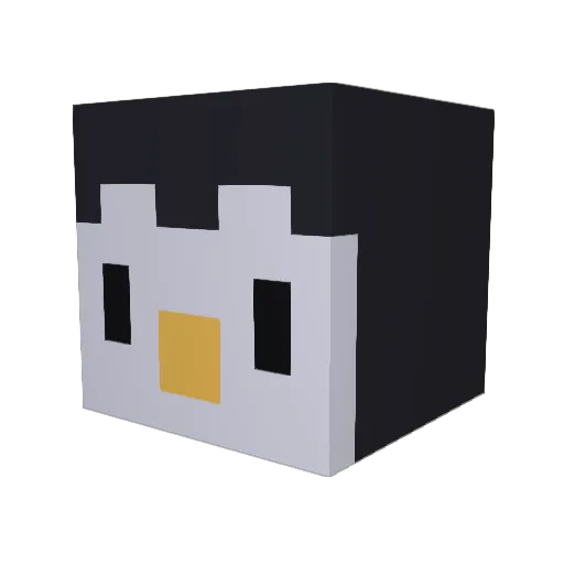 Spearmint8 Minecraft avatar head, 3D render