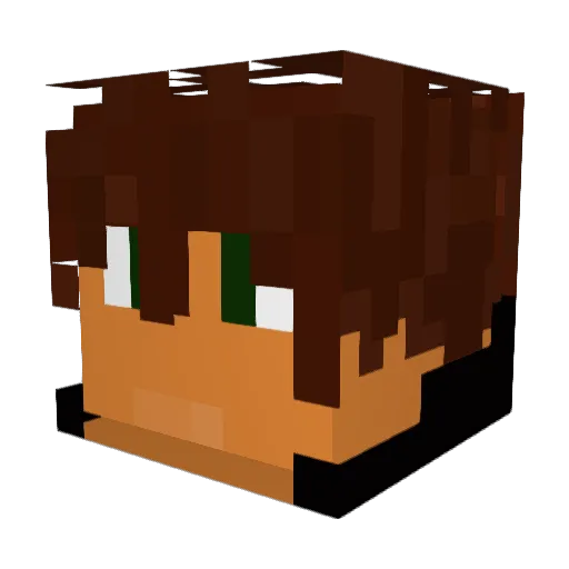 Spec_chartt Minecraft avatar head, 3D render
