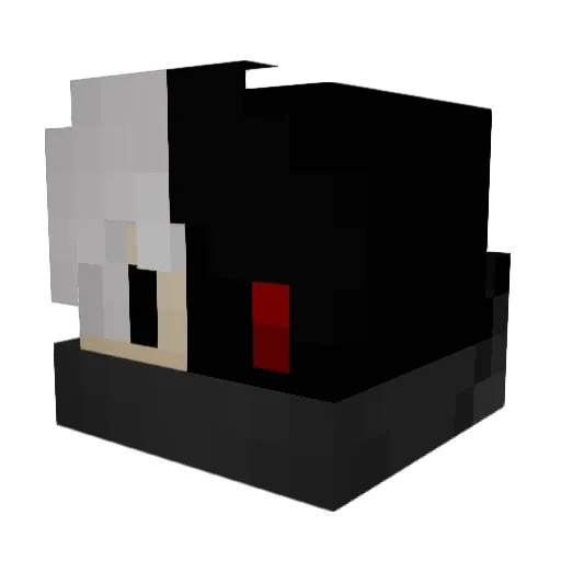 Specia Minecraft avatar head, 3D render