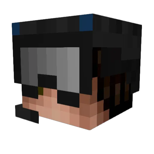 SpecialAgentGreg Minecraft avatar head, 3D render
