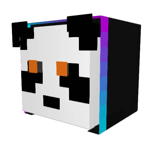 SpecialCut8200 Minecraft avatar head, 3D render