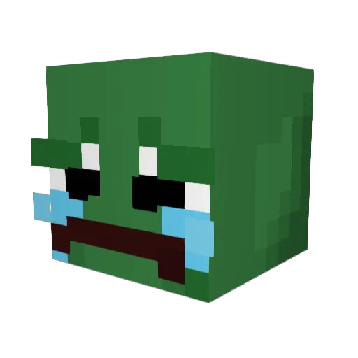 SpecialGamerBoy Minecraft avatar head, 3D render