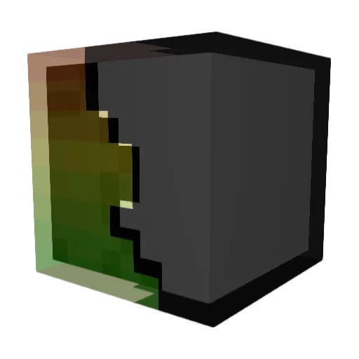 SpecialGuy Minecraft avatar head, 3D render
