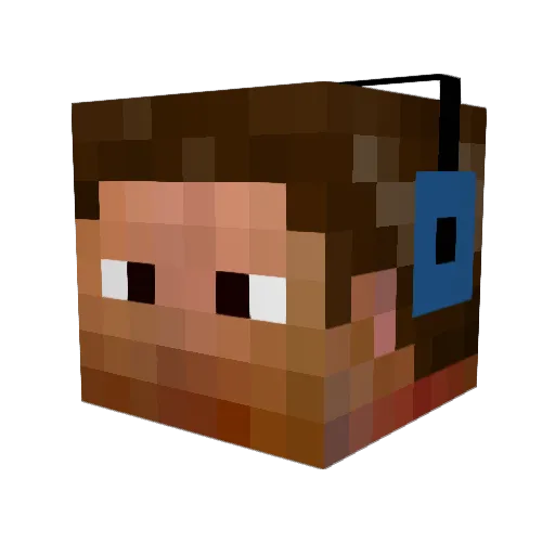 SpecialGuyYT Minecraft avatar head, 3D render