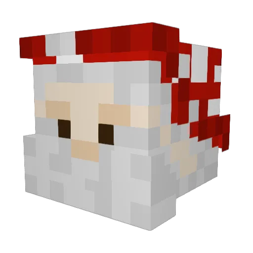 SpecialK2001 Minecraft avatar head, 3D render