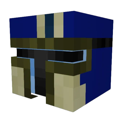 SpecialNedz Minecraft avatar head, 3D render