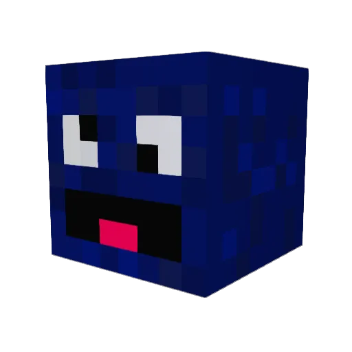 SpecialSpartan Minecraft avatar head, 3D render
