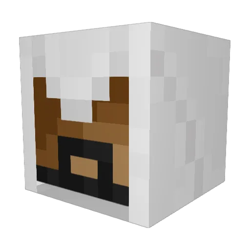 Specialist137 Minecraft avatar head, 3D render