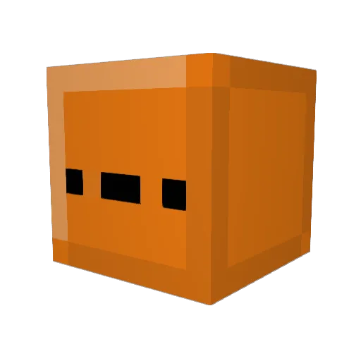 Specific_Crafts Minecraft avatar head, 3D render
