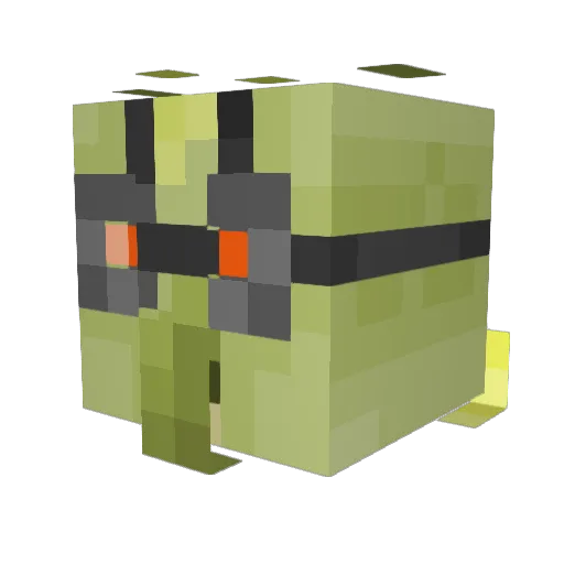 Specos Minecraft avatar head, 3D render