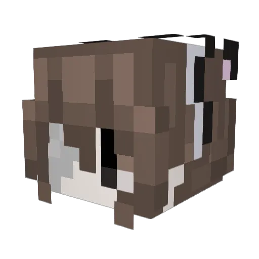 SpectarMC Minecraft avatar head, 3D render