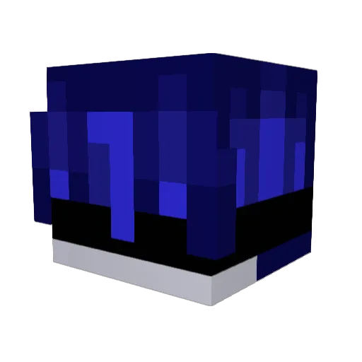 Specterson Minecraft avatar head, 3D render