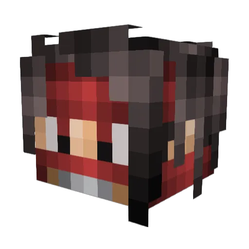 SpectorWalker Minecraft avatar head, 3D render