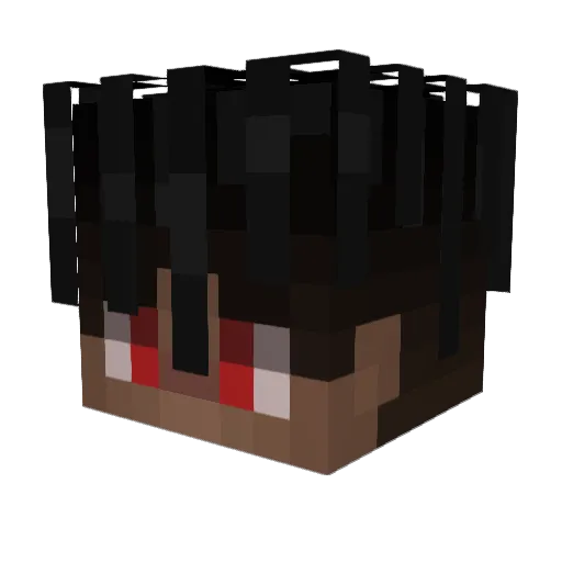 Spectra_V3 Minecraft avatar head, 3D render