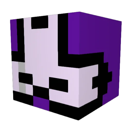 SpectralSentinel Minecraft avatar head, 3D render