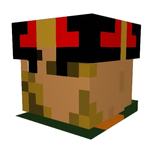 Spectral_Soul778 Minecraft avatar head, 3D render