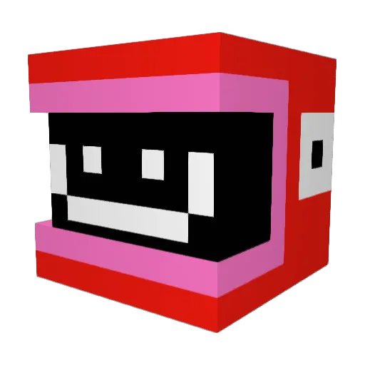 Spectralyst Minecraft avatar head, 3D render