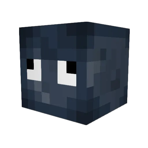 Spectre64DF Minecraft avatar head, 3D render