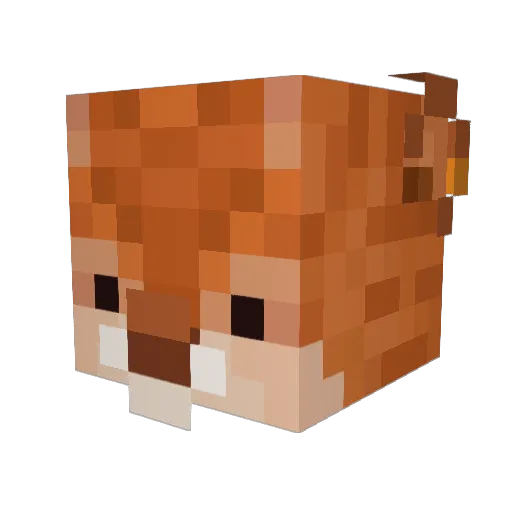 SpectreKHC Minecraft avatar head, 3D render