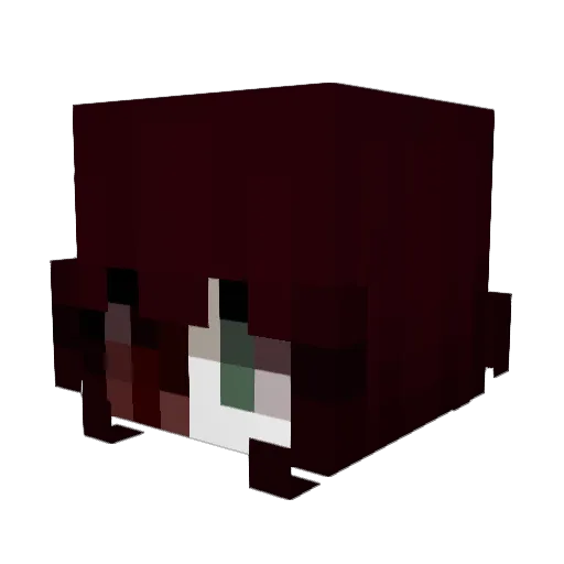 SpectreLyv Minecraft avatar head, 3D render