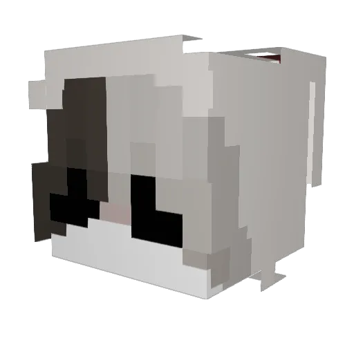 SpectreMinecraft Minecraft avatar head, 3D render
