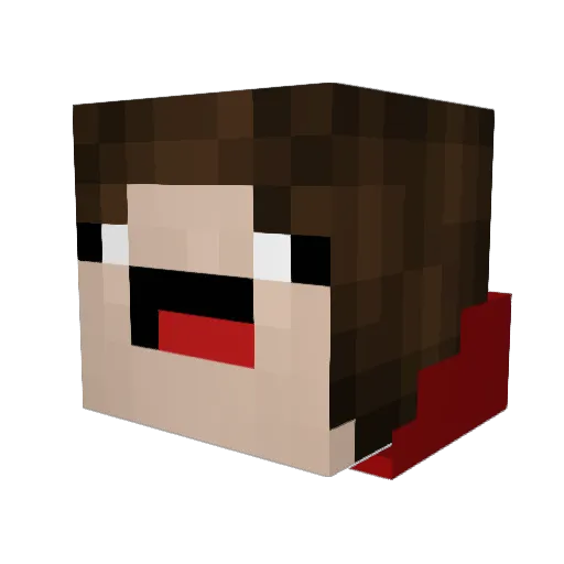 Spectro_HD Minecraft avatar head, 3D render