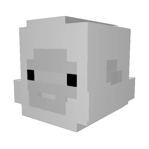Specxfic Minecraft avatar head, 3D render