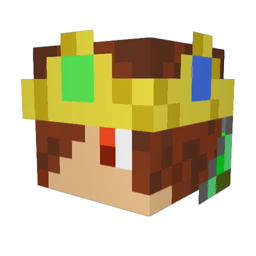 SpeddyEthanYT Minecraft avatar head, 3D render