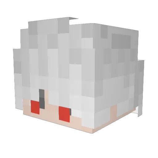 Spedful Minecraft avatar head, 3D render