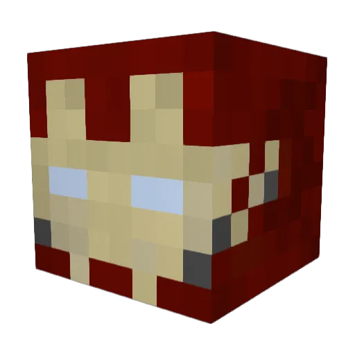 SpeedDemon447 Minecraft avatar head, 3D render