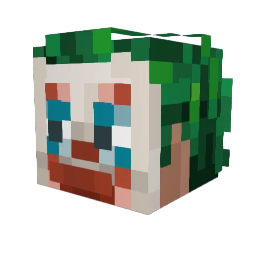 SpeedMan303 Minecraft avatar head, 3D render