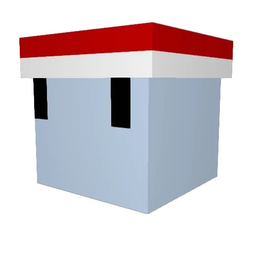SpeedWeed34 Minecraft avatar head, 3D render