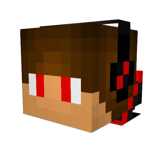 Speed_Shot Minecraft avatar head, 3D render