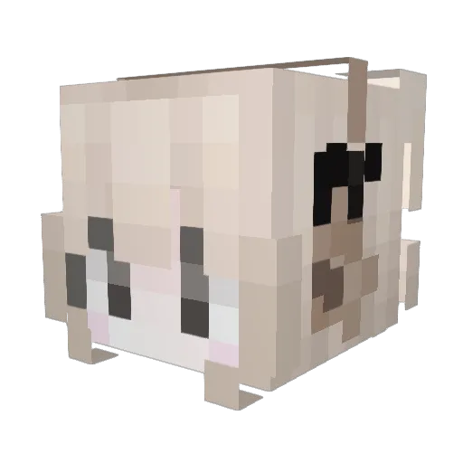 Speedandpower80 Minecraft avatar head, 3D render