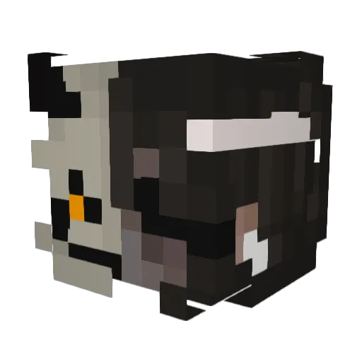 Speedei_ Minecraft avatar head, 3D render