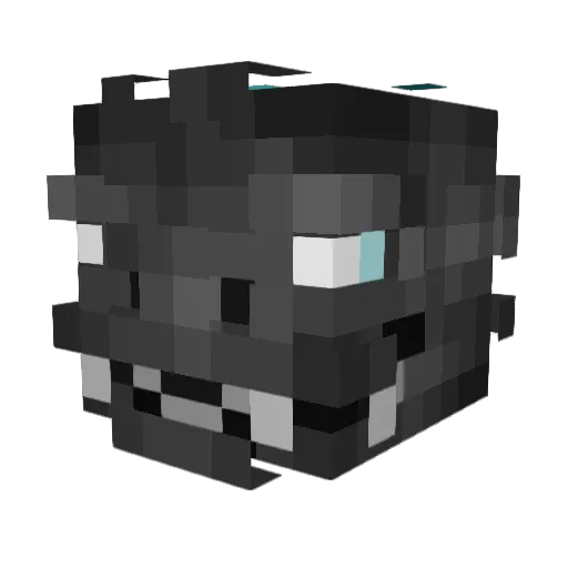 SpeederGoji Minecraft avatar head, 3D render