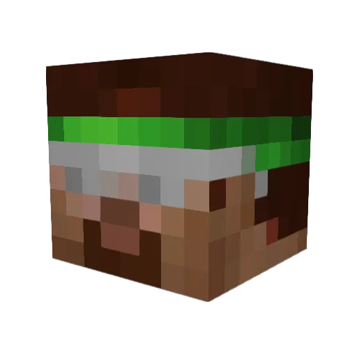 Speedfreak133 Minecraft avatar head, 3D render