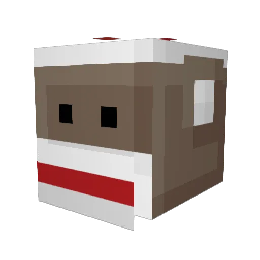 SpeedingDonut Minecraft avatar head, 3D render