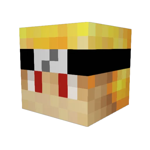 Speedkiller34_TO Minecraft avatar head, 3D render