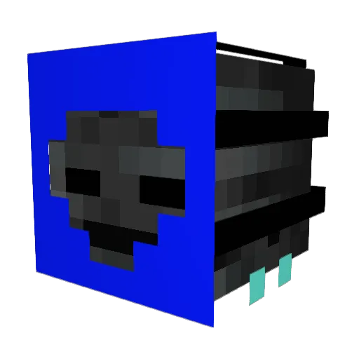 Speedster420 Minecraft avatar head, 3D render