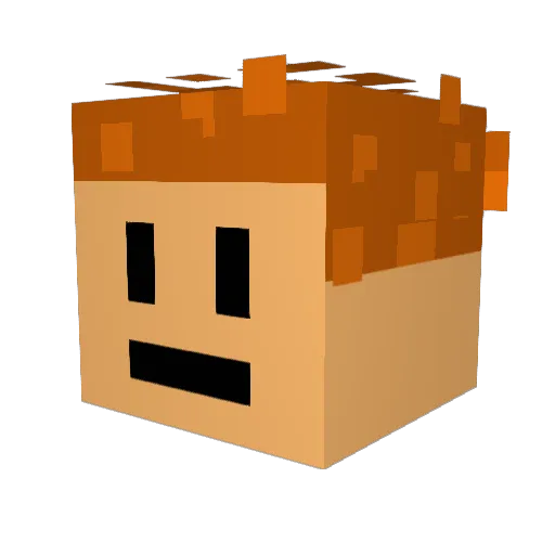 SpeedthanB Minecraft avatar head, 3D render