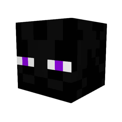 Speedx64 Minecraft avatar head, 3D render