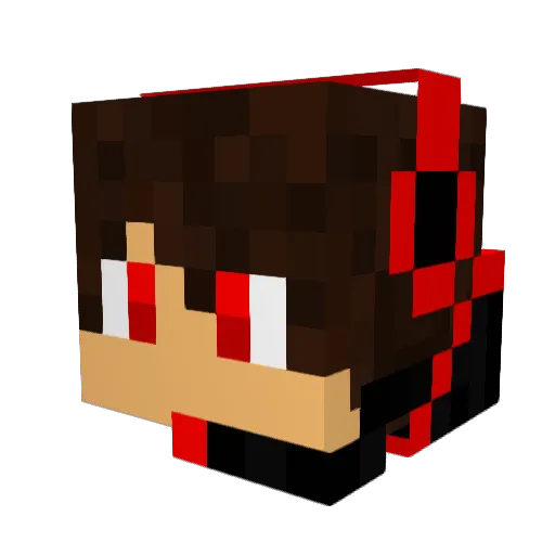 Speedx76 Minecraft avatar head, 3D render
