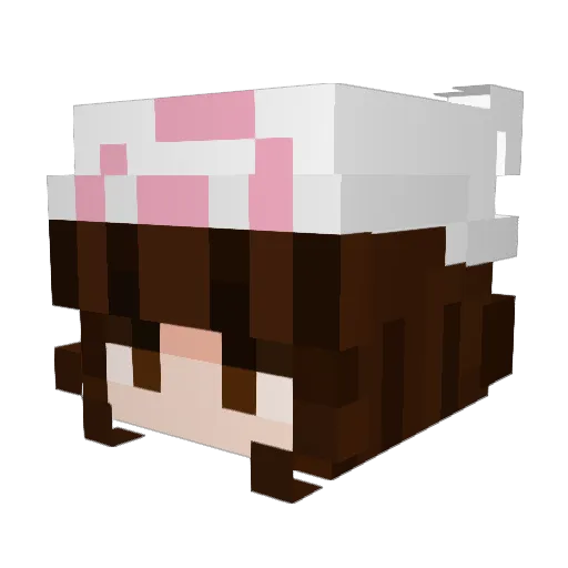 Speedy3G Minecraft avatar head, 3D render