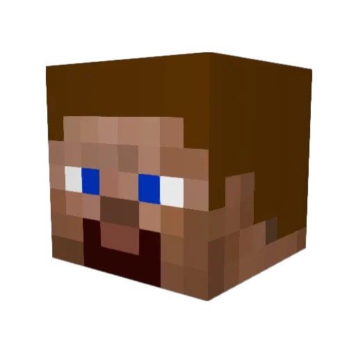 Speedy860 Minecraft avatar head, 3D render