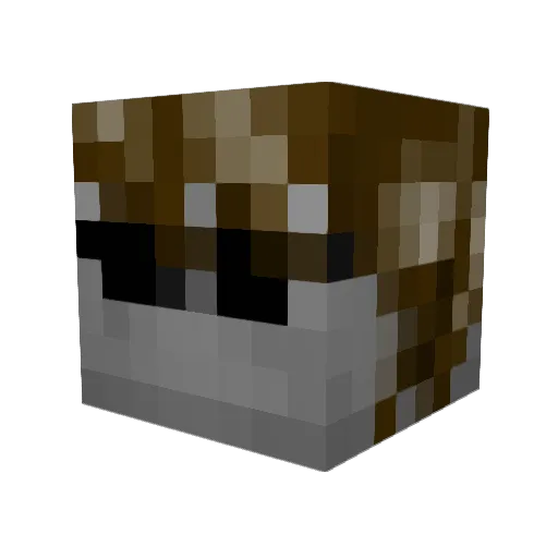 Speedy98 Minecraft avatar head, 3D render